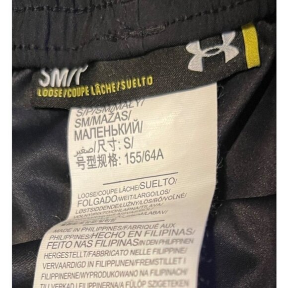 Under Armour women's black pull on pants size Small, elastic waist, zip ankle - Picture 7 of 9